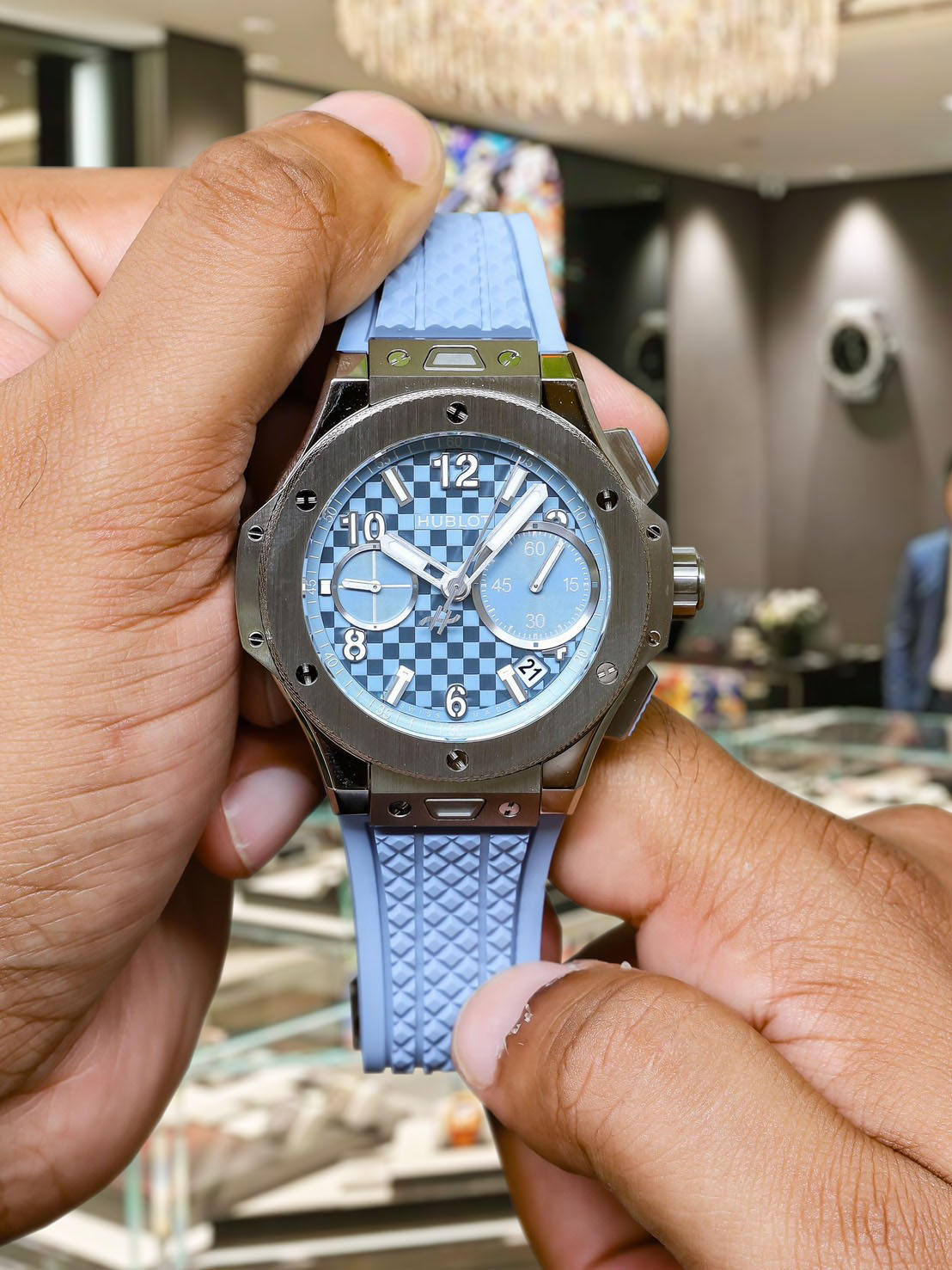 Hublot_Big Bang Original Unico 潮蒼藍鈦金計時碼錶NTD603000 